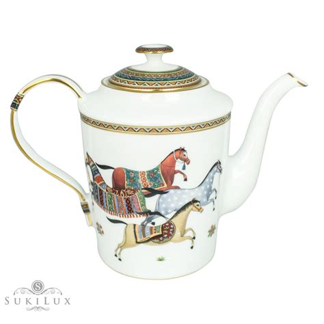 hermes cheval d'orient coffee pot|Hermès Cheval D'Orient Tea/Coffee Pot .